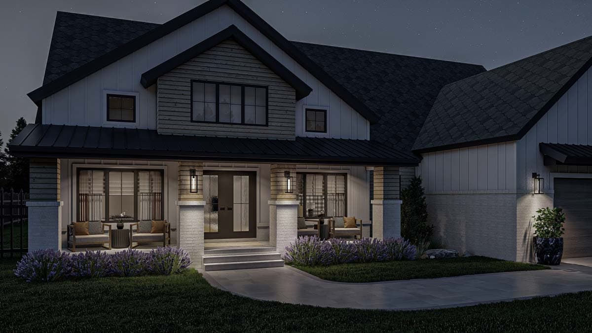 Plan 623316DJ: New American House Plan with Open and Airy Floor Plan - 2025 Sq Ft - Image #21 - Farmhouse, Modern Farmhouse, New American