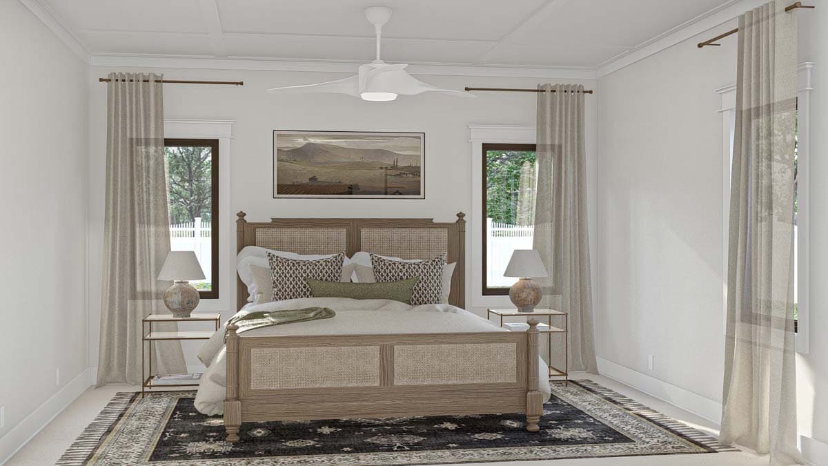 Plan 623317DJ: 3 Bed Traditional House Plan with 2-Car Garage - 1658 Sq Ft - Image #10 - Cottage, Traditional