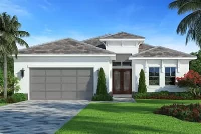 4-Bed Coastal Transitional House Plan with Rear Lanai - 2574 Sq Ft