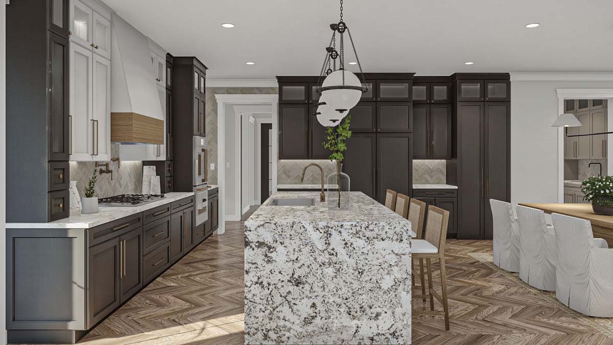 Plan 623318DJ: Luxury Euro-Style House Plan with Two 3-Car Garages - 5460 Sq Ft - Image #12 - European, Spanish, Transitional