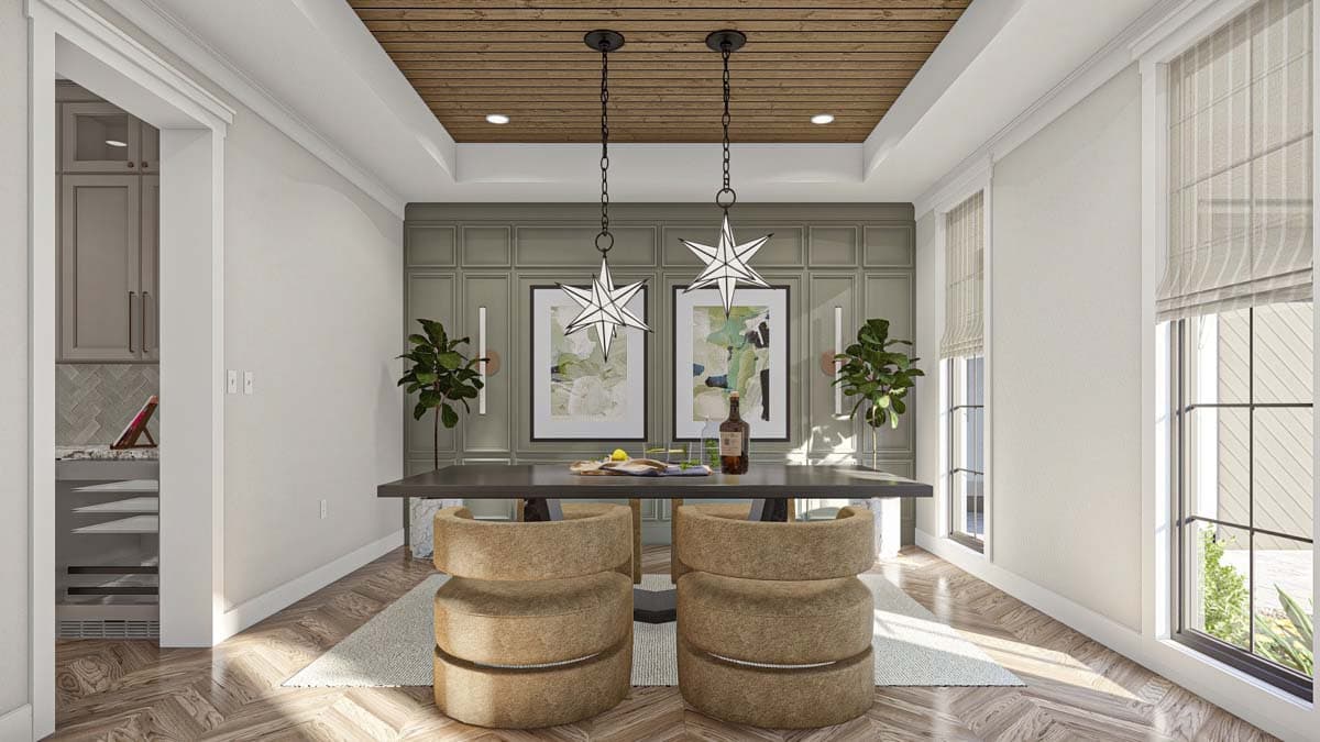 Plan 623318DJ: Luxury Euro-Style House Plan with Two 3-Car Garages - 5460 Sq Ft - Image #14 - European, Spanish, Transitional