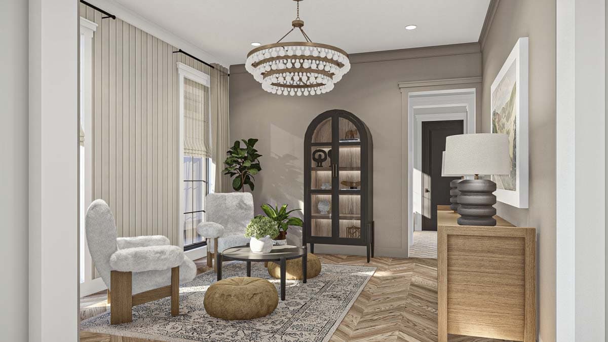 Plan 623318DJ: Luxury Euro-Style House Plan with Two 3-Car Garages - 5460 Sq Ft - Image #17 - European, Spanish, Transitional