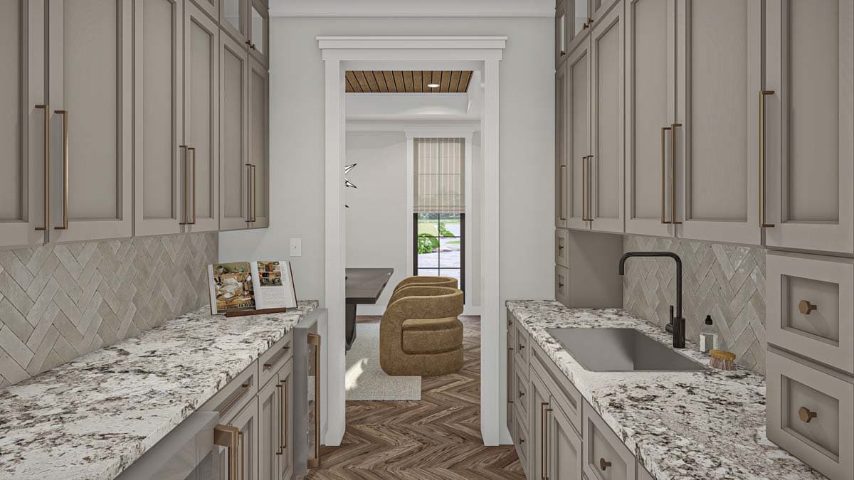 Plan 623318DJ: Luxury Euro-Style House Plan with Two 3-Car Garages - 5460 Sq Ft - Image #23 - European, Spanish, Transitional