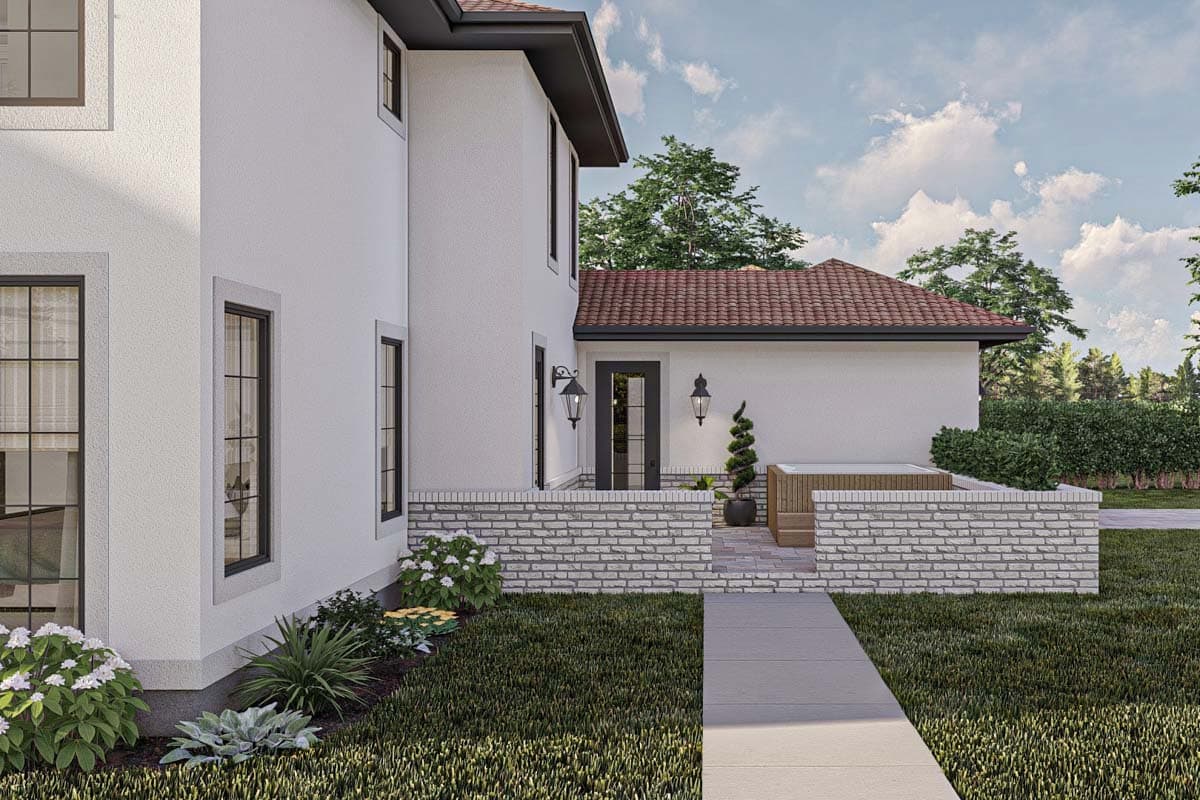 Plan 623318DJ: Luxury Euro-Style House Plan with Two 3-Car Garages - 5460 Sq Ft - Image #32 - European, Spanish, Transitional