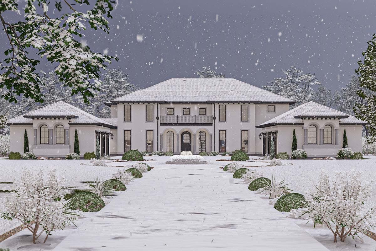 Plan 623318DJ: Luxury Euro-Style House Plan with Two 3-Car Garages - 5460 Sq Ft - Image #34 - European, Spanish, Transitional