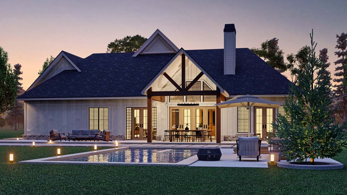 Plan 12325JL: New American House Plan with 3 Bonus Rooms - 2091 Sq Ft - Image #9 - Country, Craftsman, Farmhouse, Modern Farmhouse, New American