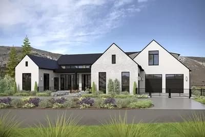 Modern Hill Country House Plan with Indoor-Outdoor Living - 5575 Sq Ft