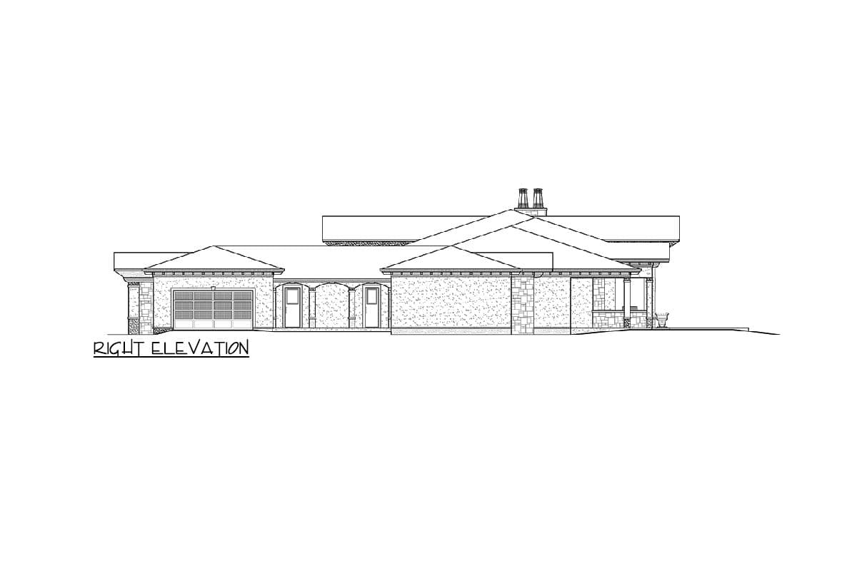 Plan 23953JD: Luxury Transitional House Plan with 3 Bedrooms - 4900 Sq Ft - Image #10 - European, Transitional, Tuscan