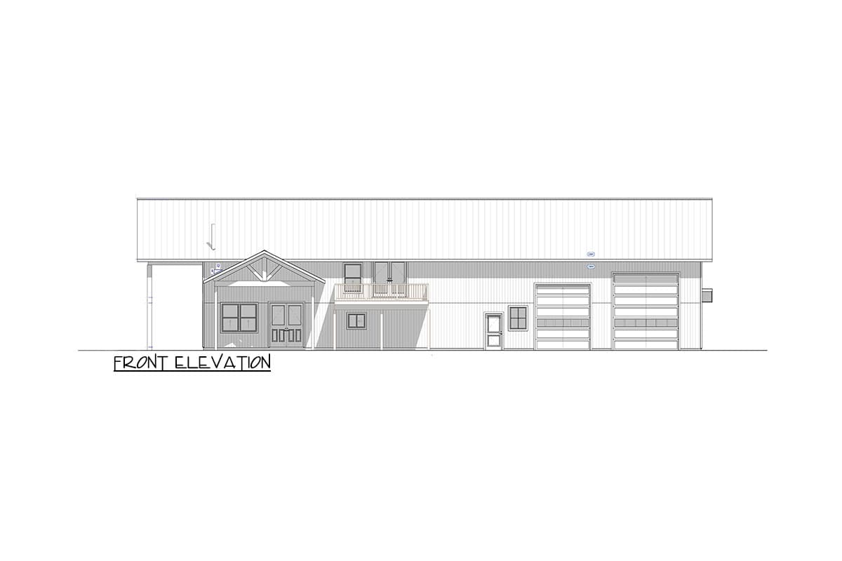 Plan 400021FTY: Barndominium-Style House Plan For The Outdoors Lover - 2866 Sq Ft - Image #26 - Barndominium, Country, Mountain, Rustic