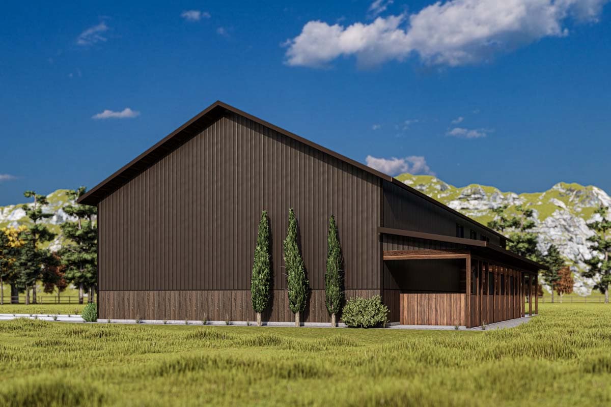 Plan 400021FTY: Barndominium-Style House Plan For The Outdoors Lover - 2866 Sq Ft - Image #7 - Barndominium, Country, Mountain, Rustic
