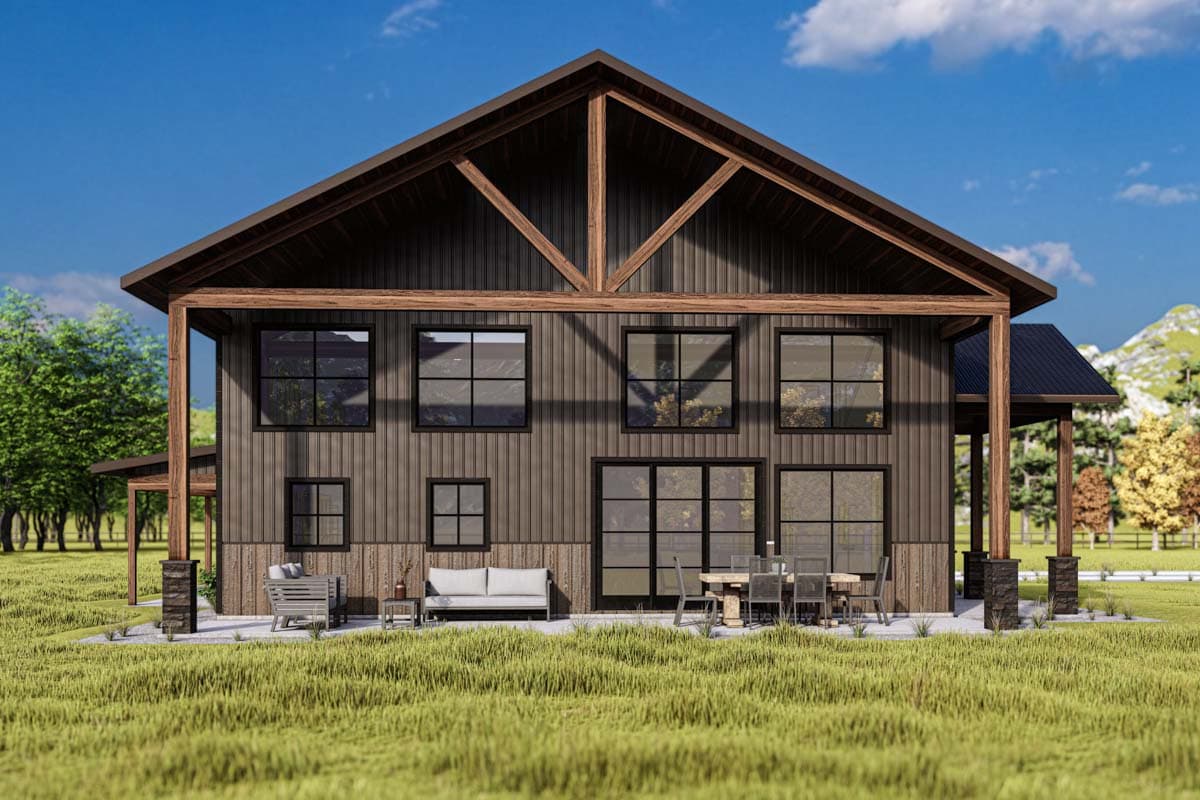 Plan 400021FTY: Barndominium-Style House Plan For The Outdoors Lover - 2866 Sq Ft - Image #9 - Barndominium, Country, Mountain, Rustic