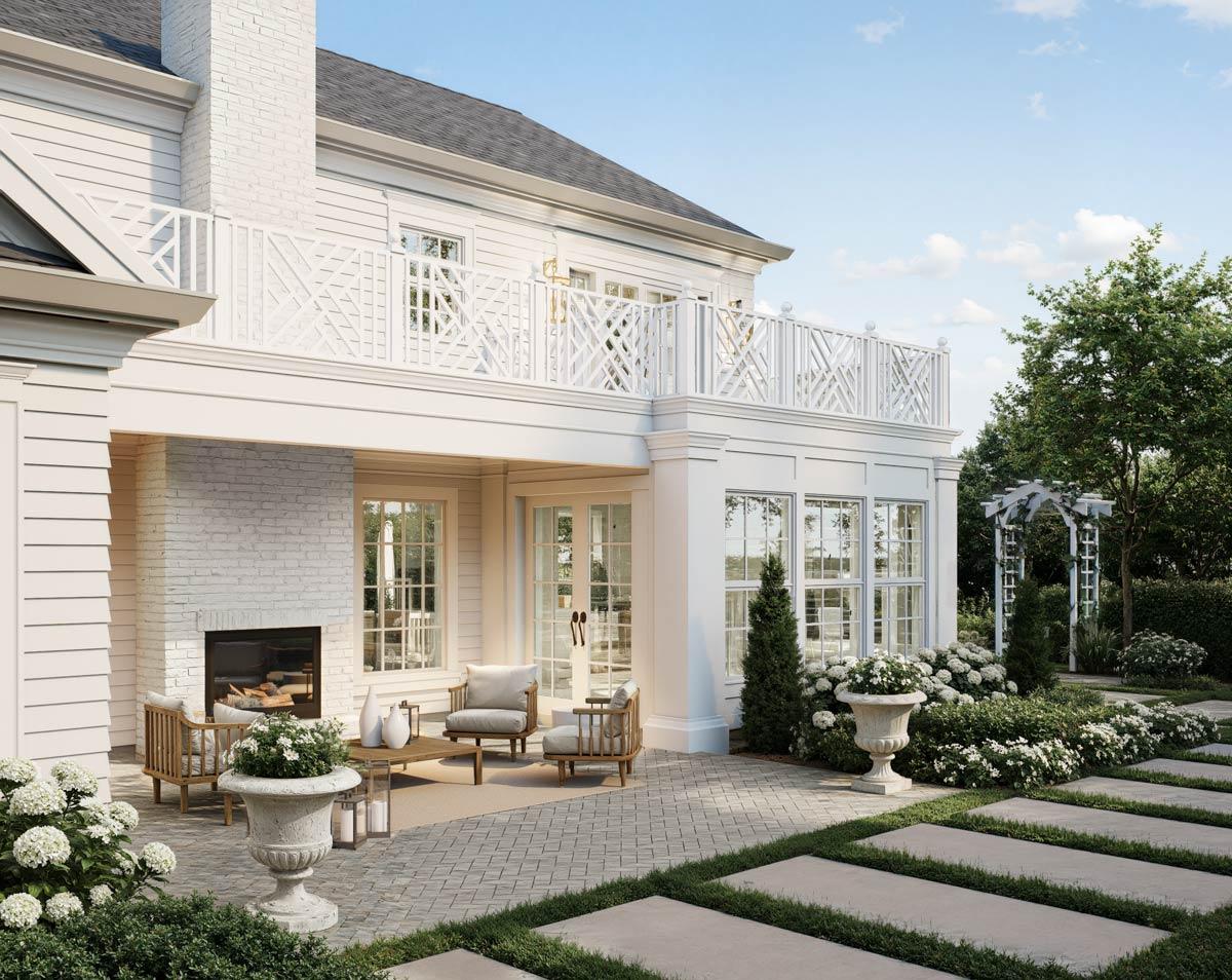 Plan 270089AF: Traditional House Plan with Upstairs Master Suite with Private Deck - 3631 Sq Ft - Image #6 - Colonial, Traditional