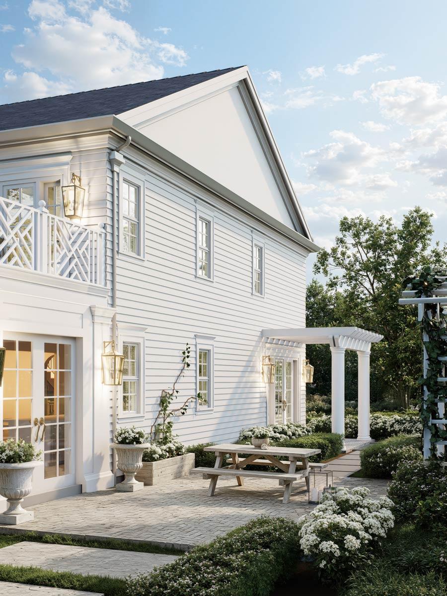 Plan 270089AF: Traditional House Plan with Upstairs Master Suite with Private Deck - 3631 Sq Ft - Image #5 - Colonial, Traditional