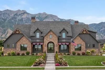 Transitional House Plan with Perfect Symmetry and Bonus Expansion - 4032 Sq Ft