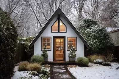 1-Bed Cottage with 14-Foot Vaulted Ceiling - 570 Sq Ft