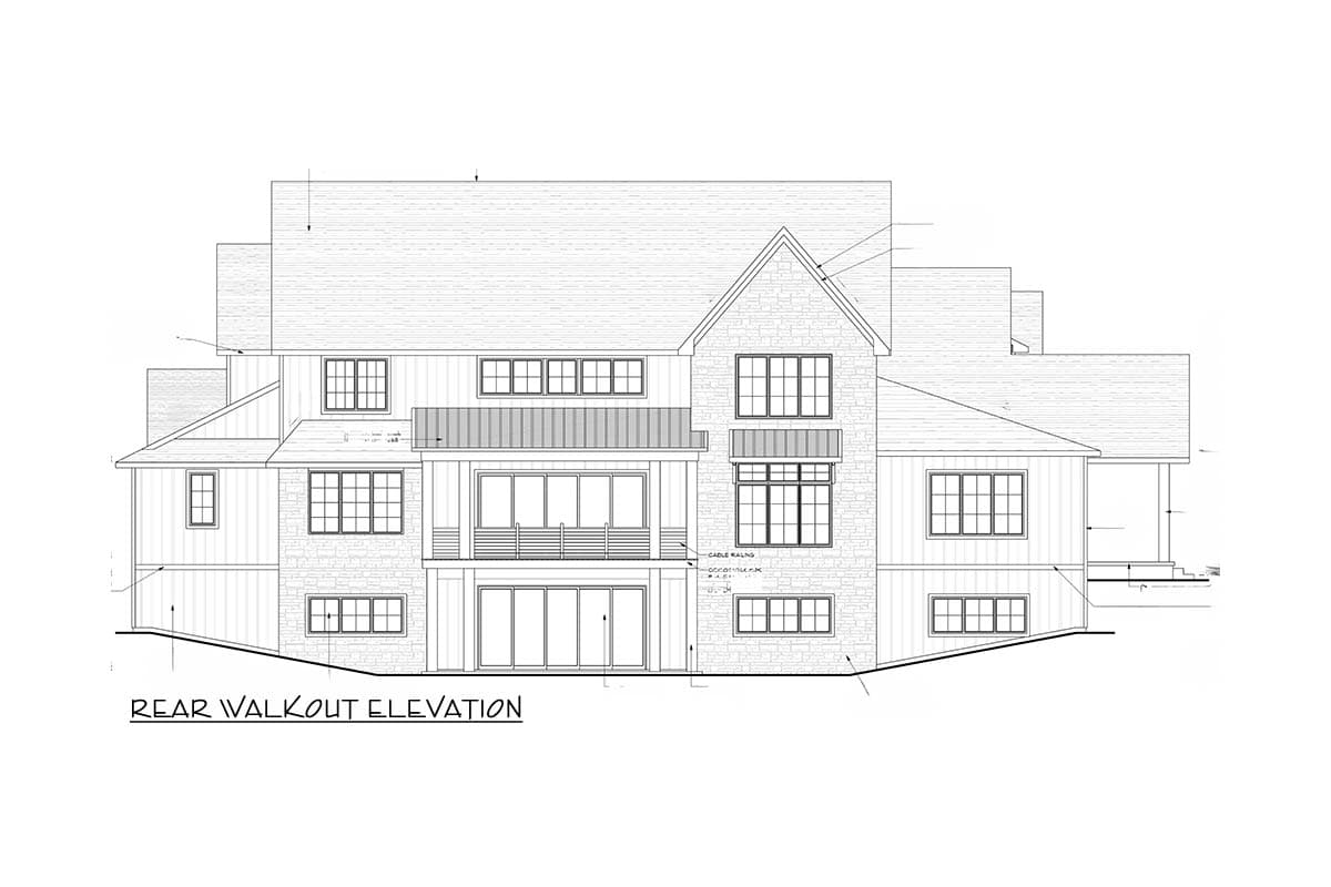 Plan 135248GRA: Elevated Mountain Craftsman House Plan with Two-Story Great Room and Main-Level Master - Image #6 - Craftsman, Mountain, New American