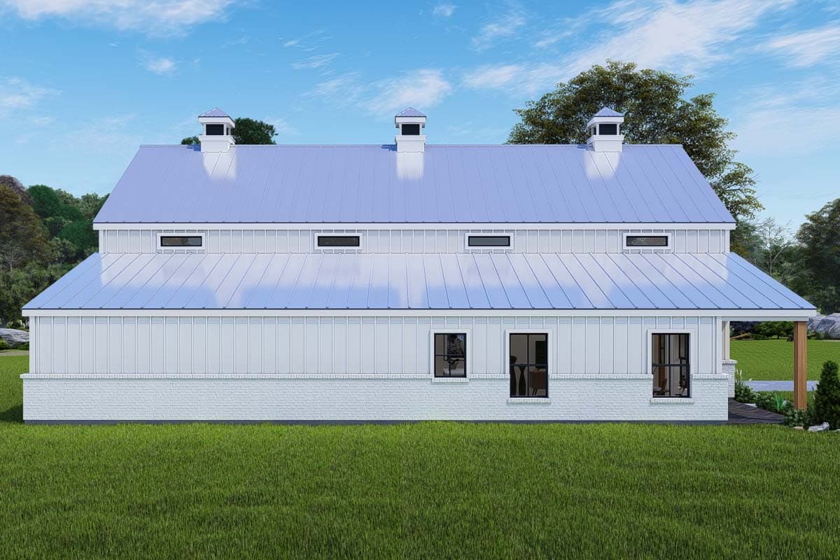 Plan 25439TF: Barn-Like RV-Friendly Garage with Workshop, Carport and Apartment - Image #9 - Barndominium, Country, Traditional