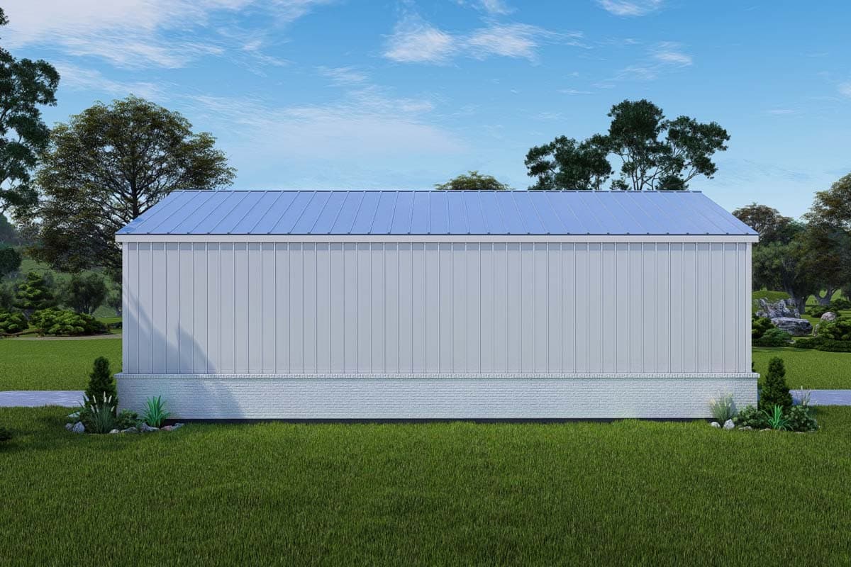 Plan 25440TF: Drive-Through RV Garage Workshop with 395 Square Feet of Living Quarters - Image #6 - Traditional