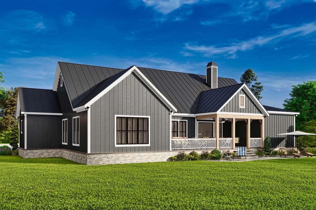 Plan 25822GE: Classic 3-Bed Country Farmhouse Plan with Home Office - 2761 Sq Ft - Image #10 - Country, Craftsman, Farmhouse, Modern Farmhouse, Traditional
