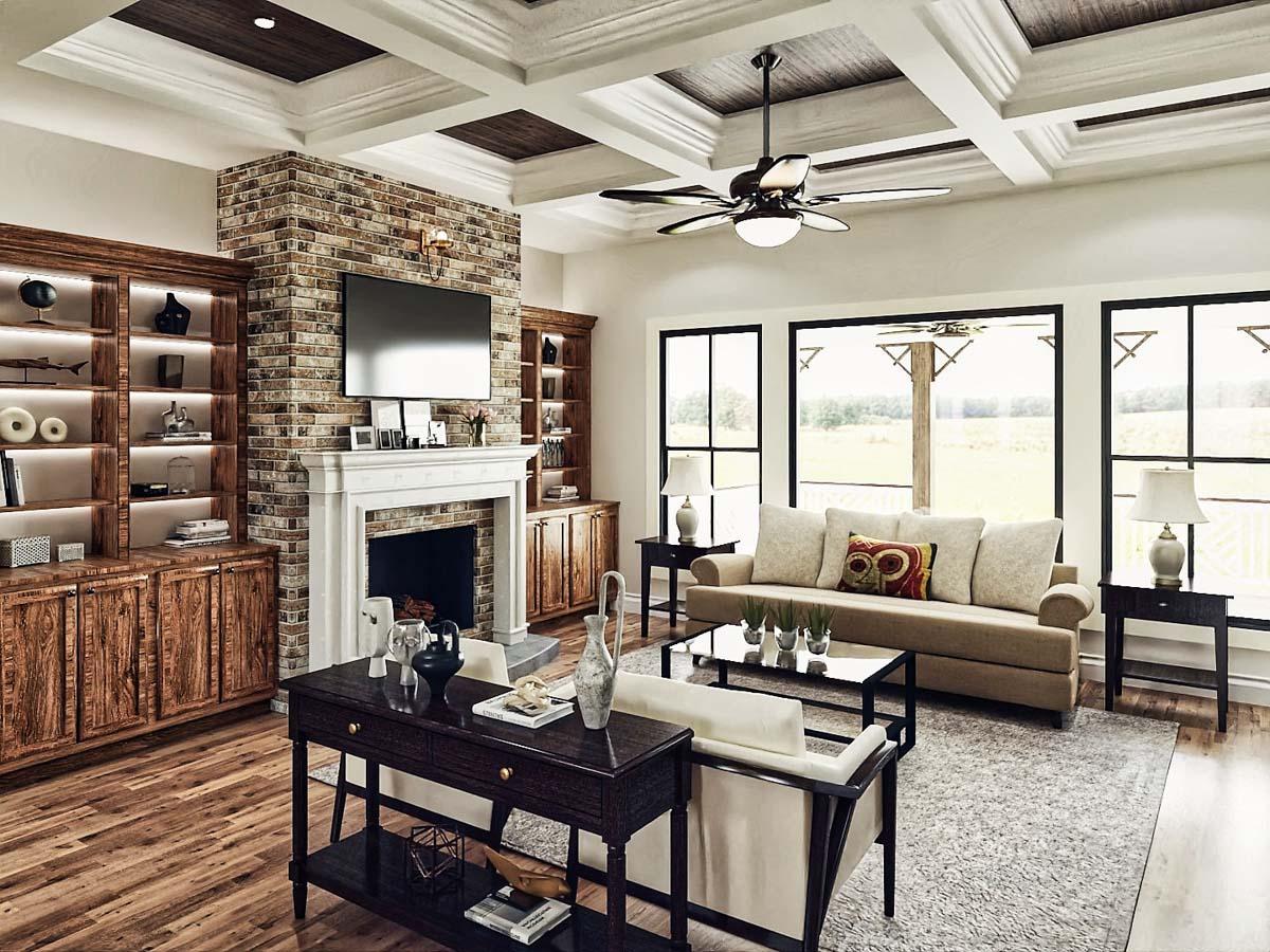 Plan 25822GE: Classic 3-Bed Country Farmhouse Plan with Home Office - 2761 Sq Ft - Image #13 - Country, Craftsman, Farmhouse, Modern Farmhouse, Traditional