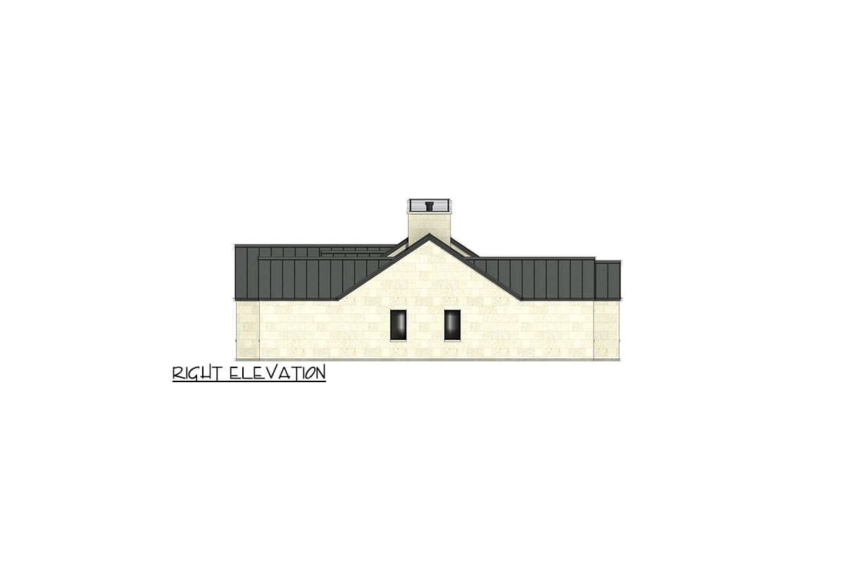 Plan 818115JSS: 4-Bed Contemporary Farmhouse Plan with 2-Car Garage - 3081 Sq Ft - Image #10 - Contemporary, Hill Country, Mid Century Modern, Modern Farmhouse, Transitional