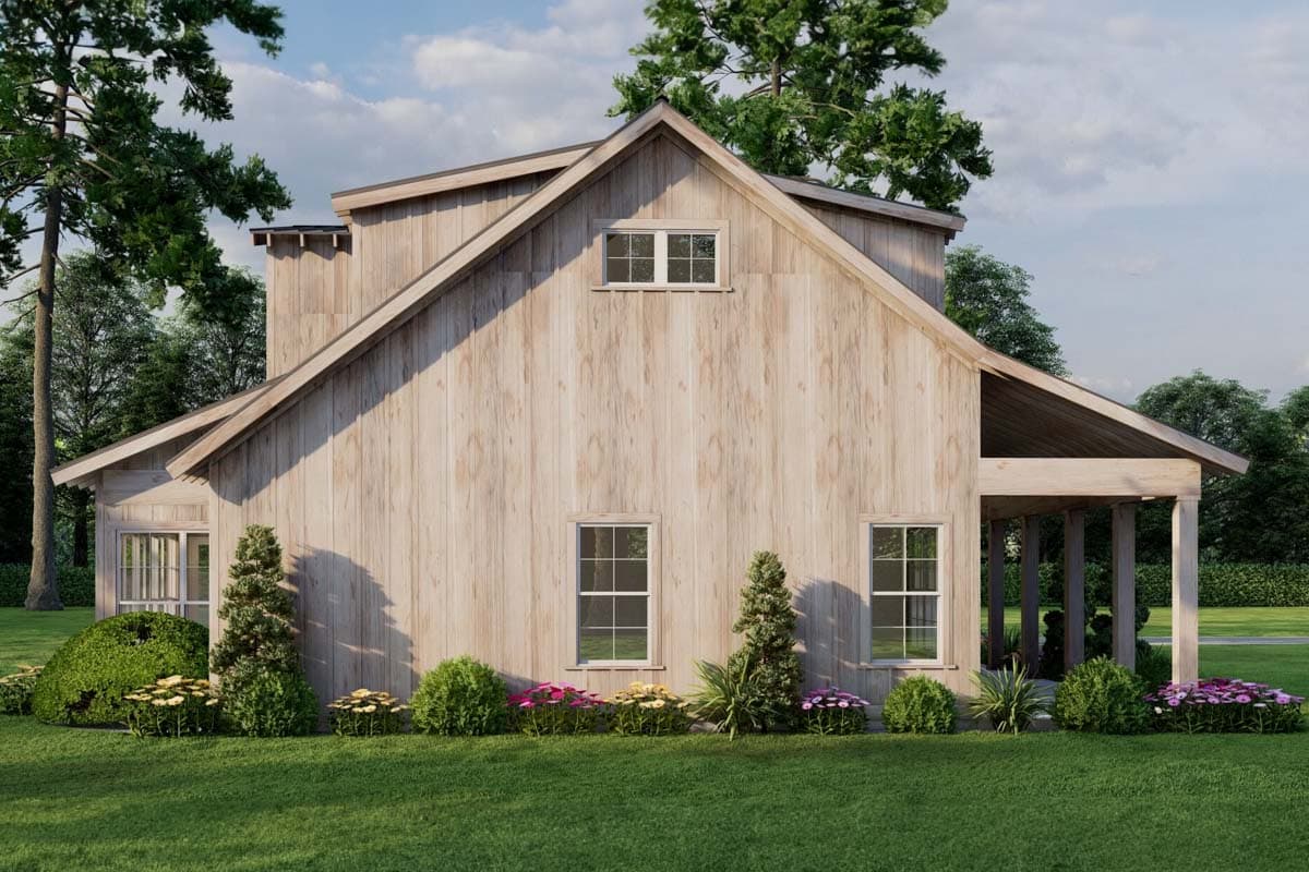 Plan 70872MK: 3-Bed Rustic House Plan with Sun Room and Upstairs Bunk Room - 1873 Sq Ft - Image #12 - Country, Rustic