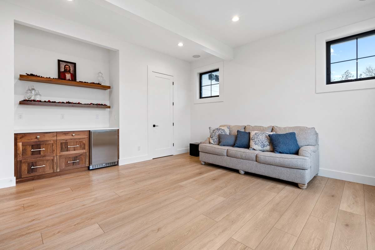 Plan 280198JWD: Modern Farmhouse with Gym, Office, Media Room and Finished Bonus Room - 4704 Sq Ft - Image #30 - Farmhouse, Modern Farmhouse, New American