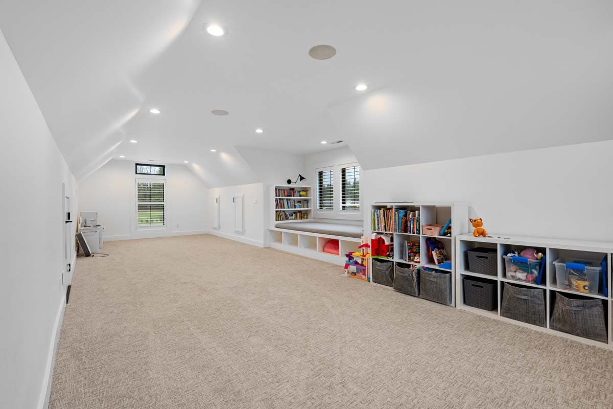 Plan 280198JWD: Modern Farmhouse with Gym, Office, Media Room and Finished Bonus Room - 4704 Sq Ft - Image #51 - Farmhouse, Modern Farmhouse, New American