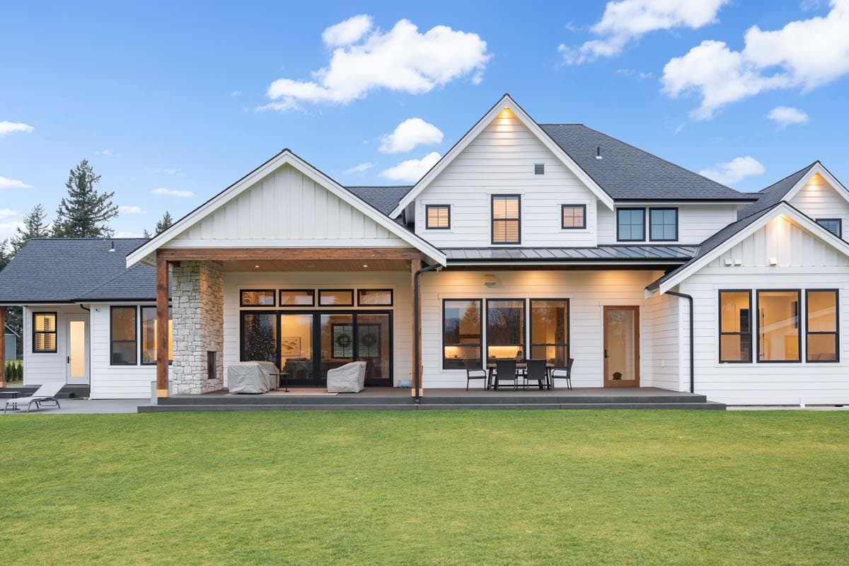 Plan 280198JWD: Modern Farmhouse with Gym, Office, Media Room and Finished Bonus Room - 4704 Sq Ft - Image #61 - Farmhouse, Modern Farmhouse, New American