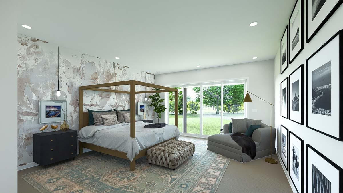 Plan 61483UT: Mountain Ranch Home Plan with Lower Level Expansion - 4057 Sq Ft - Image #17 - Mountain, New American, Ranch