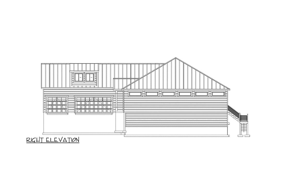 Plan 61483UT: Mountain Ranch Home Plan with Lower Level Expansion - 4057 Sq Ft - Image #29 - Mountain, New American, Ranch