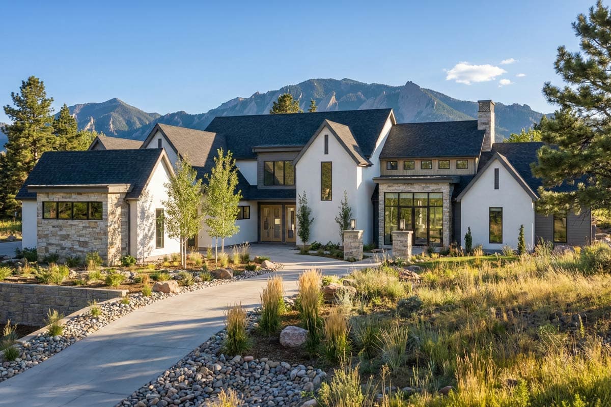Plan 623322DJ: 5 Bed Luxury House Plan with 3 Garages - 4987 Sq Ft - Image #2 - Country, European