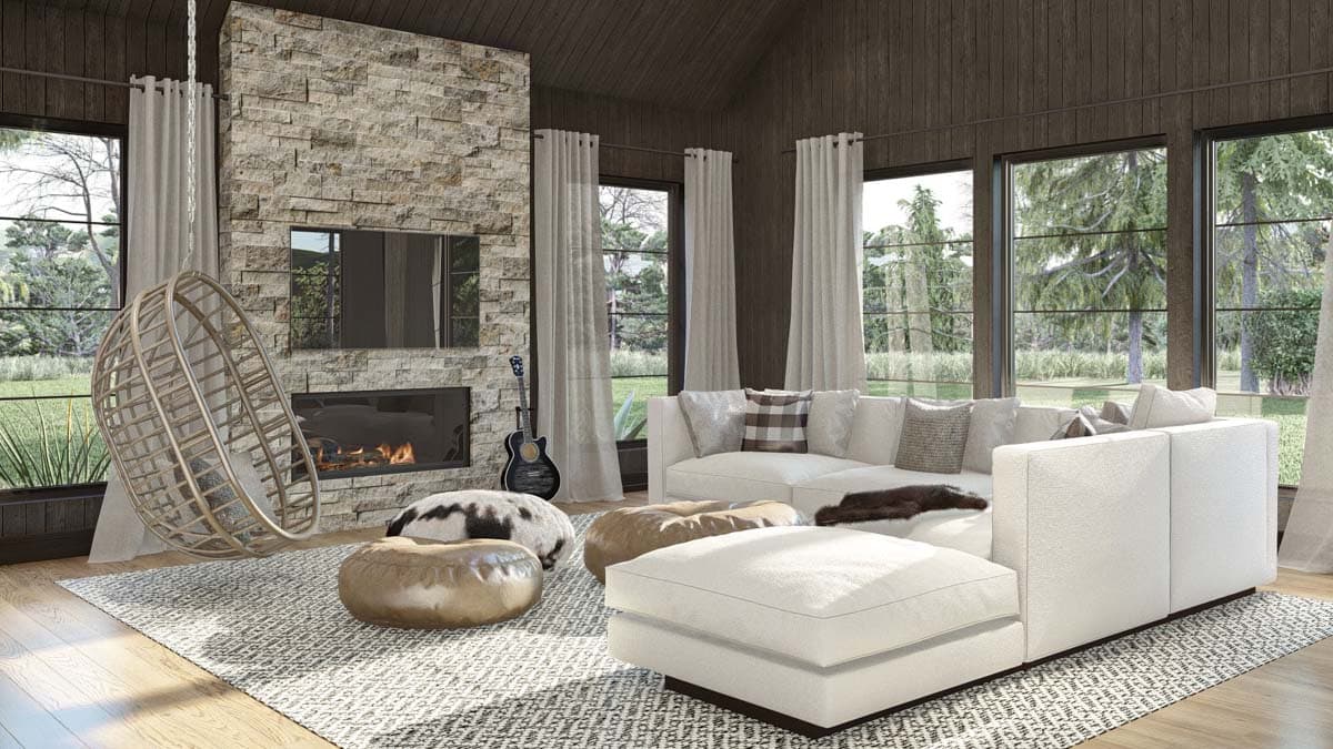 Plan 623322DJ: 5 Bed Luxury House Plan with 3 Garages - 4987 Sq Ft - Image #17 - Country, European