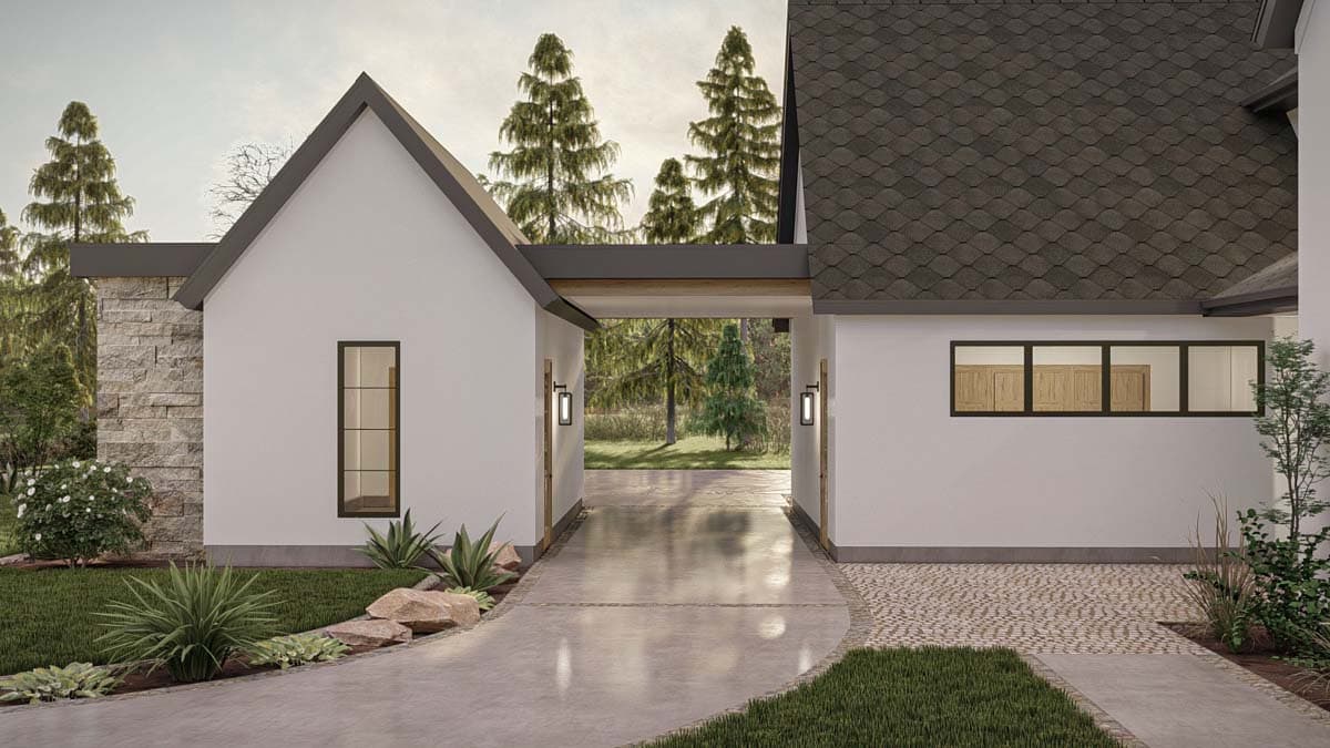 Plan 623322DJ: 5 Bed Luxury House Plan with 3 Garages - 4987 Sq Ft - Image #33 - Country, European