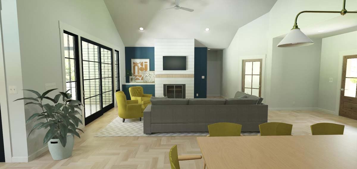 Plan 149017AND: Country Craftsman House Plan with Upstairs Play Room - 2840 Sq Ft - Image #8 - Country, Craftsman, Traditional