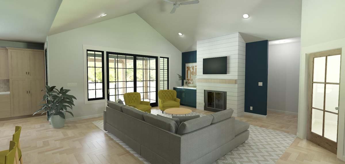 Plan 149017AND: Country Craftsman House Plan with Upstairs Play Room - 2840 Sq Ft - Image #9 - Country, Craftsman, Traditional