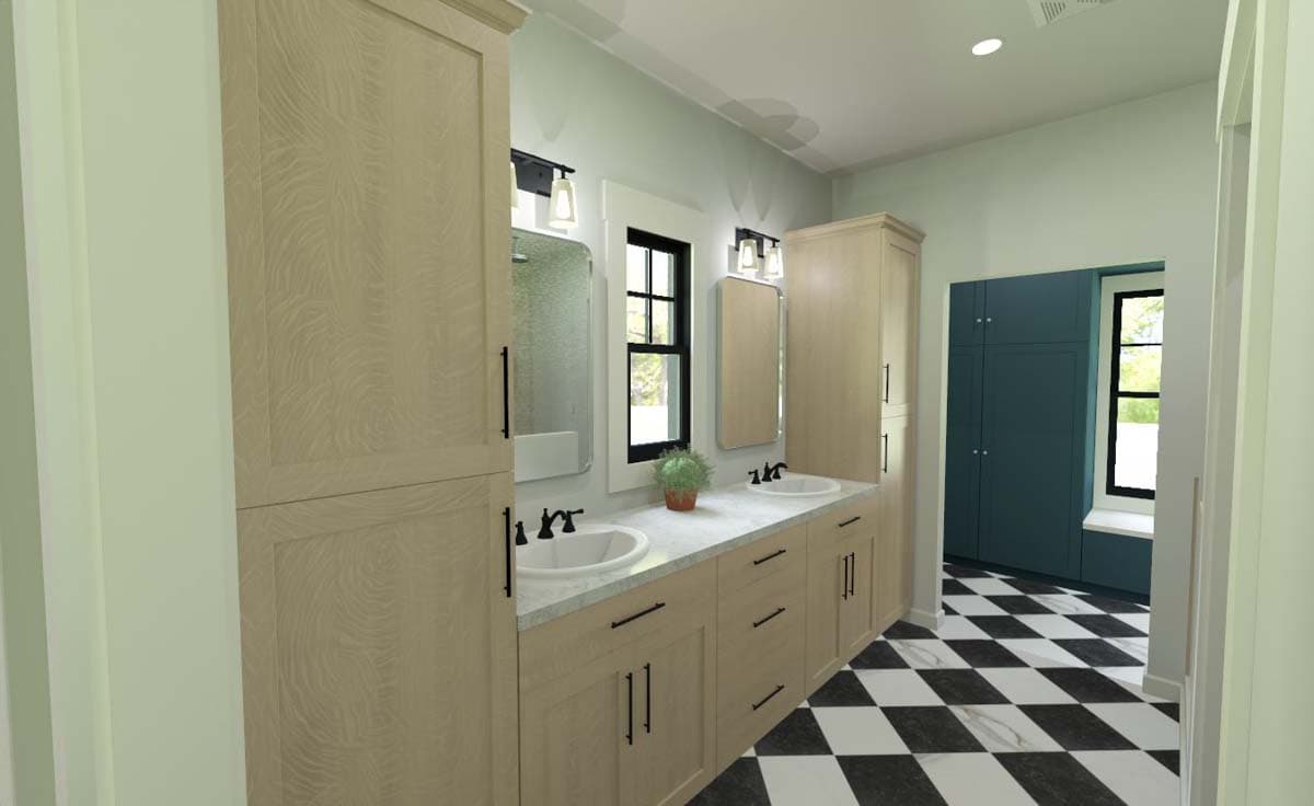 Plan 149017AND: Country Craftsman House Plan with Upstairs Play Room - 2840 Sq Ft - Image #10 - Country, Craftsman, Traditional