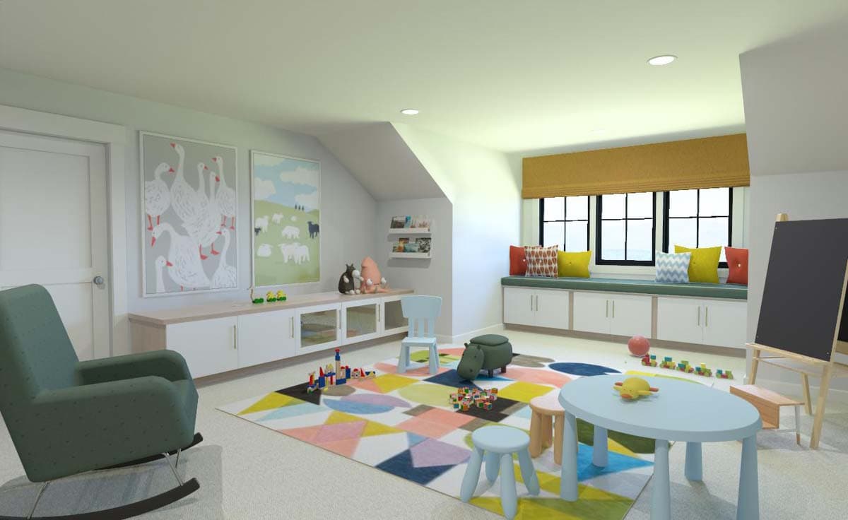 Plan 149017AND: Country Craftsman House Plan with Upstairs Play Room - 2840 Sq Ft - Image #11 - Country, Craftsman, Traditional