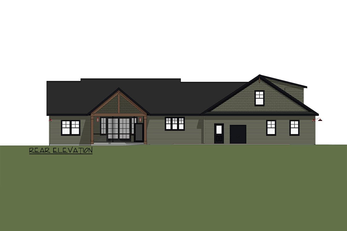Plan 149017AND: Country Craftsman House Plan with Upstairs Play Room - 2840 Sq Ft - Image #15 - Country, Craftsman, Traditional