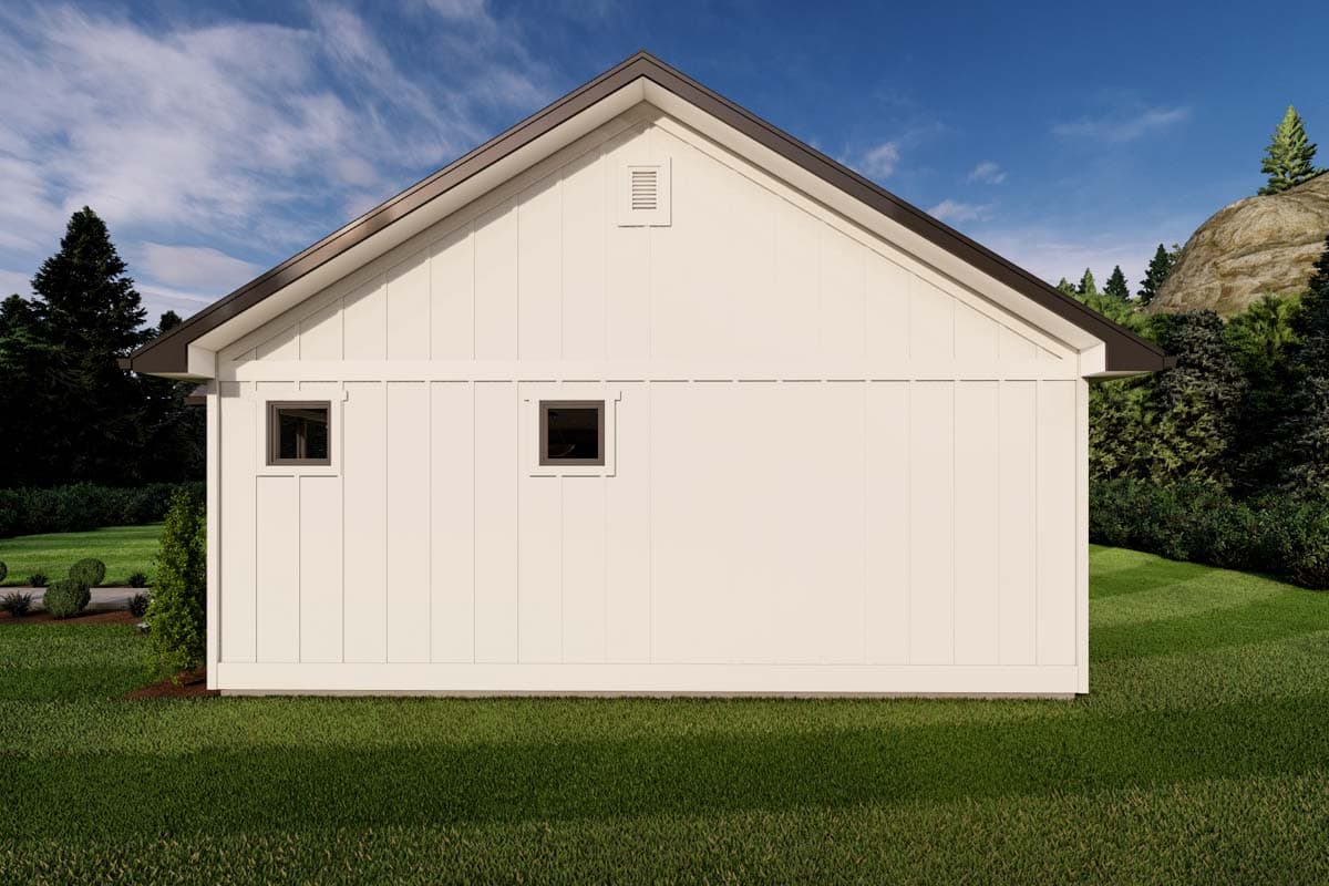 Plan 67819MG: Country-Style Rancher House Plan with 2 Beds - 936 Sq Ft - Image #10 - Cabin, Cottage, Country, Traditional