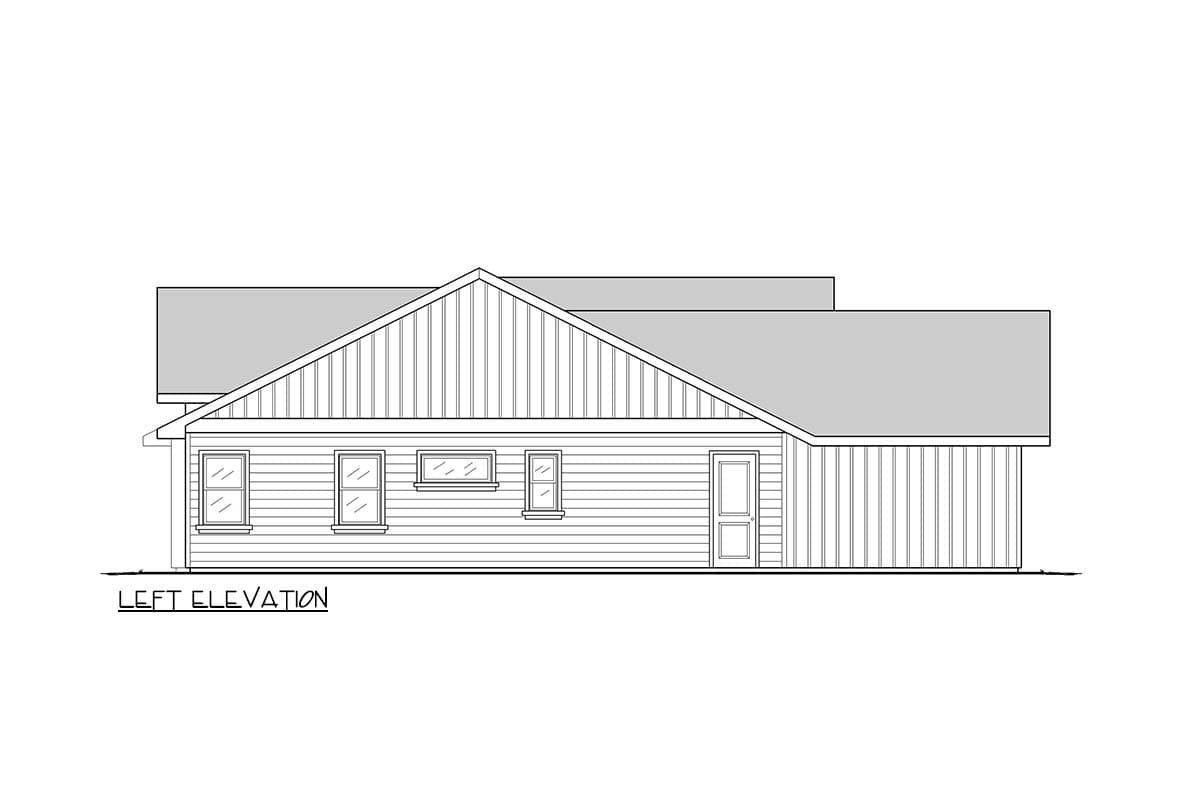 Plan 833002WAT: Split Bedroom One-Story House Plan with Home Office - 2078 Sq Ft - Image #20 - New American, Ranch