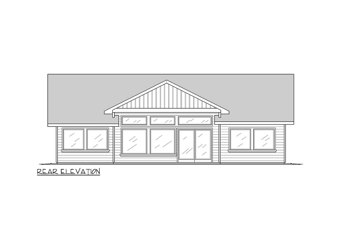 Plan 833002WAT: Split Bedroom One-Story House Plan with Home Office - 2078 Sq Ft - Image #21 - New American, Ranch