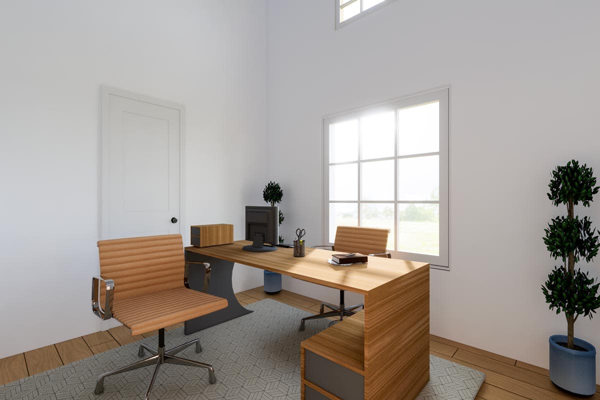 Plan 833002WAT: Split Bedroom One-Story House Plan with Home Office - 2078 Sq Ft - Image #8 - New American, Ranch