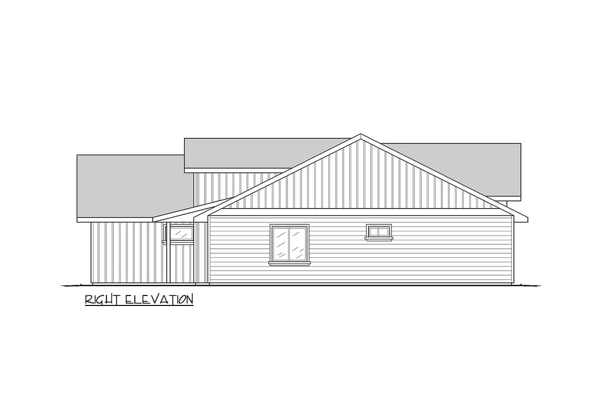 Plan 833002WAT: Split Bedroom One-Story House Plan with Home Office - 2078 Sq Ft - Image #22 - New American, Ranch