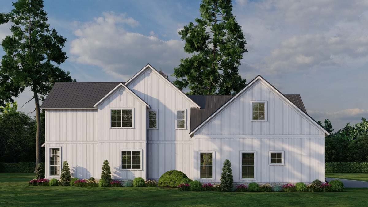 Plan 70873MK: Rustic Farmhouse Plan with 3-Sided Wrap Around Porch - 4065 Sq Ft - Image #12 - Country, Farmhouse, Modern Farmhouse, New American