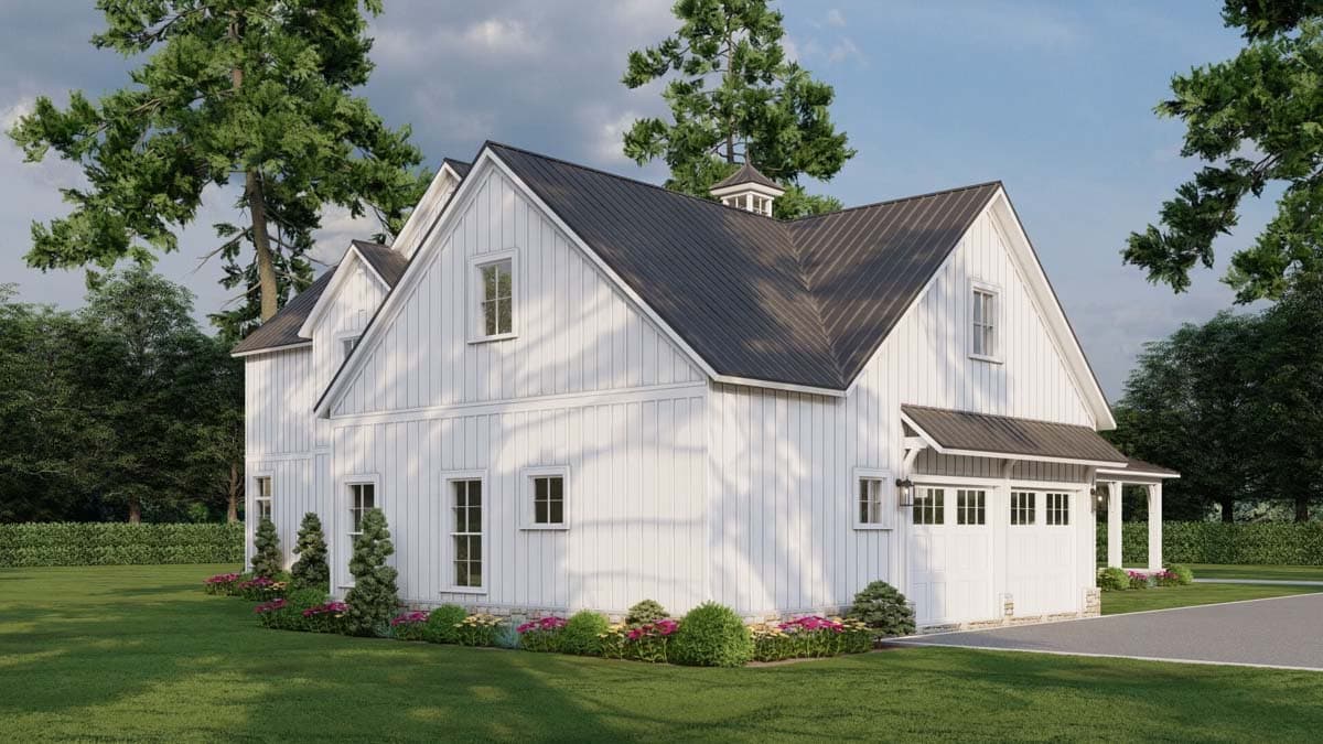 Plan 70873MK: Rustic Farmhouse Plan with 3-Sided Wrap Around Porch - 4065 Sq Ft - Image #13 - Country, Farmhouse, Modern Farmhouse, New American