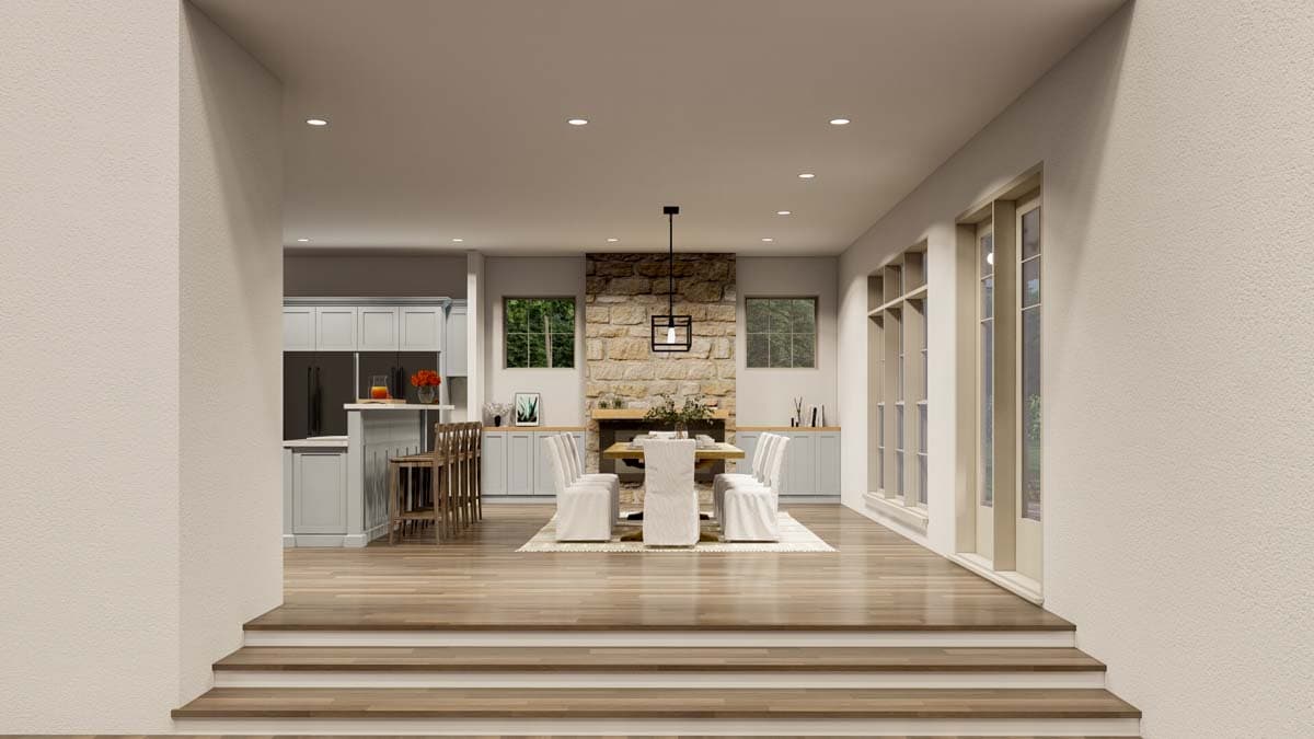 Plan 70875MK: Large Farmhouse Plan with 4 Beds and an Angled 3-Car Garage - 5178 Sq Ft - Image #9 - Country, Farmhouse, Traditional