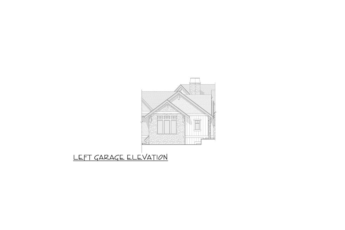 Plan 270091AF: 4-Bed Modern Farmhouse Plan with Angled and Lower Level Garages - 3224 Sq Ft - Image #61 - Country, Craftsman, Modern Farmhouse, Mountain, New American, Northwest, Ranch