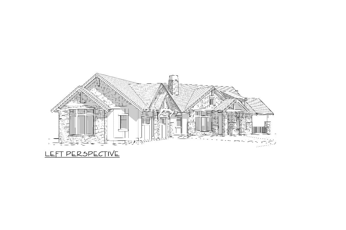 Plan 270091AF: 4-Bed Modern Farmhouse Plan with Angled and Lower Level Garages - 3224 Sq Ft - Image #55 - Country, Craftsman, Modern Farmhouse, Mountain, New American, Northwest, Ranch