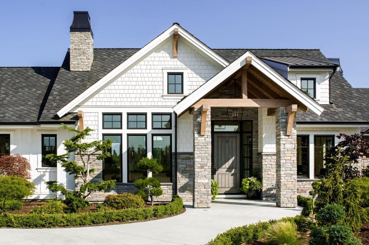 Plan 270091AF: 4-Bed Modern Farmhouse Plan with Angled and Lower Level Garages - 3224 Sq Ft - Image #10 - Country, Craftsman, Modern Farmhouse, Mountain, New American, Northwest, Ranch
